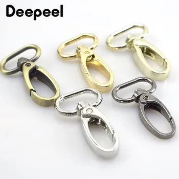 

Deepeel 4/10pcs 19mm Metal Bags Buckle Luggage Accessories Metal Swivel Trigger Lobster Clasp Snap Hook Key Chain Ring Bag Parts