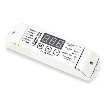 

4 Channel Rgbw Led Strip Dmx512 Decoder 4Ch wireless dmx decoder