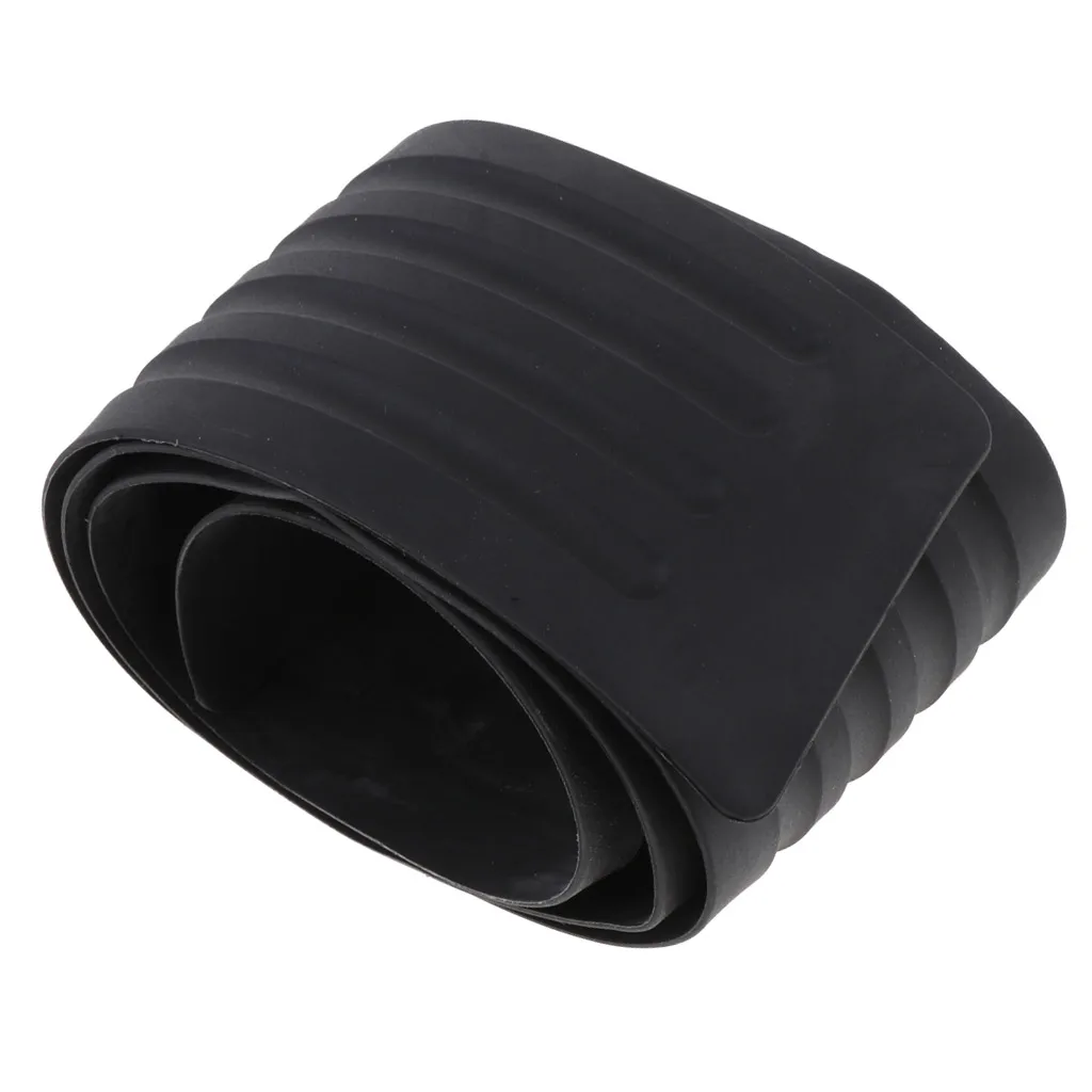 Car Auto Rear Bumper Edge Paint Scratch Protector Guard Cover Plate Black