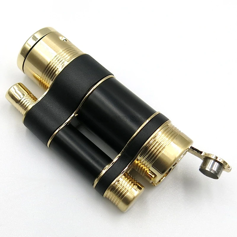Cohiba металлическая коробка для сигар сигарета зажигалка 3 факел пламя струя Зажигалка для трубки с ударом ветрозащитный с подарочной коробкой курительный Инструмент регулируемый