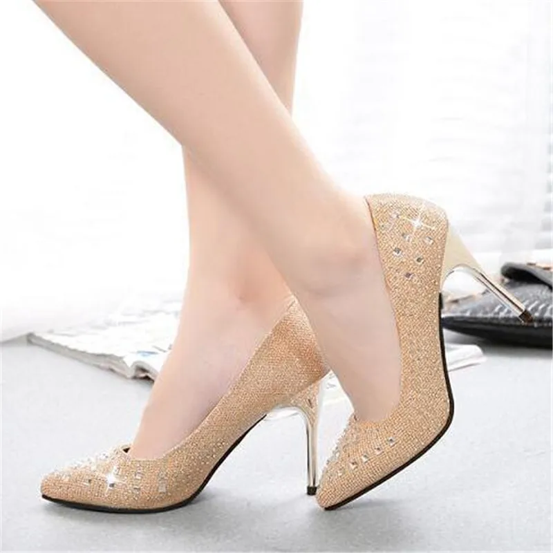 

New high heels women's shoes pointed stiletto high heels nightclub comfortable womens shoes red bottom high heels wedding shoes