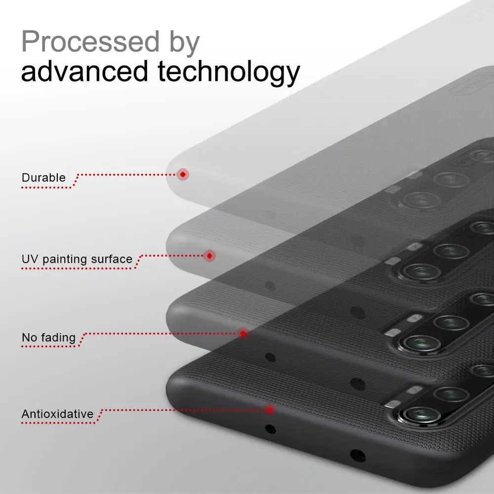 Для Xiaomi mi CC9 Pro Чехол NILLKIN Матовый Щит Жесткий PC задняя крышка протектор чехол для Xiaomi mi Note 10/mi Note 10 Pro