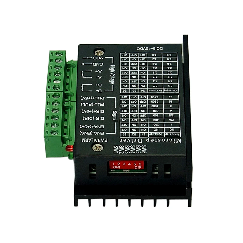 NEMA17 NEMA23 NEMA34 42/57/86 TB6600 Драйвер шагового двигателя 32 сегментов обновленная версия 4.0A 42VDC
