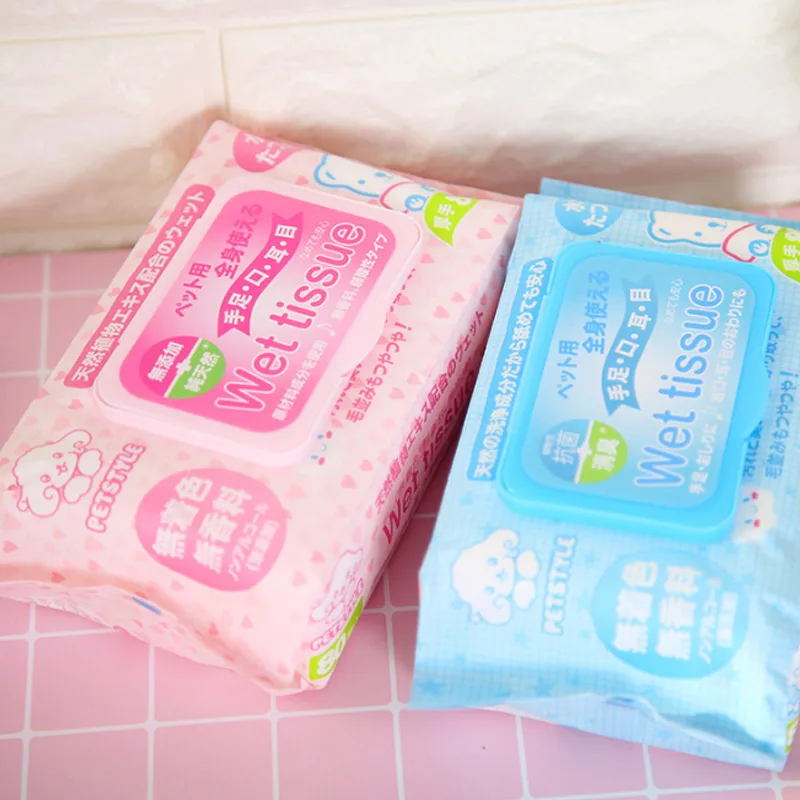 

Pet Dog Cat Wet Tissue Wipes Clean Cleaning Stain Remover Supplies Accessories E2S