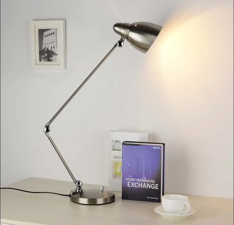 

Factory direct sales simple modern long arm folding student eye protection led for Vienna hotel work table lamp