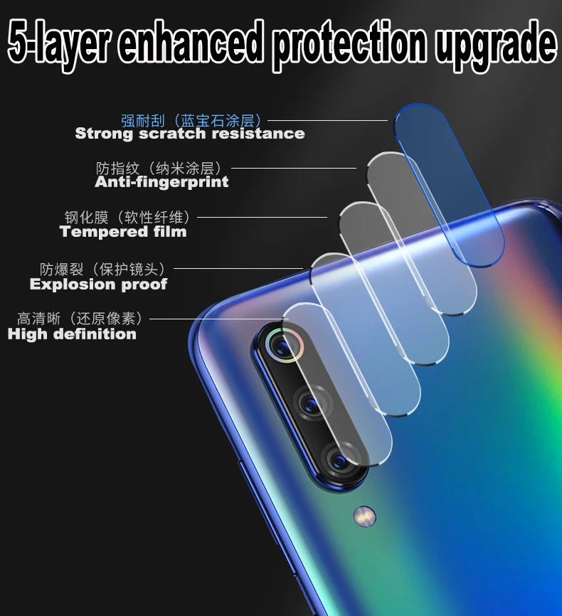 Закаленное стекло для камеры Huawei Honor 20i 10i защитная пленка 2.5D с закругленными