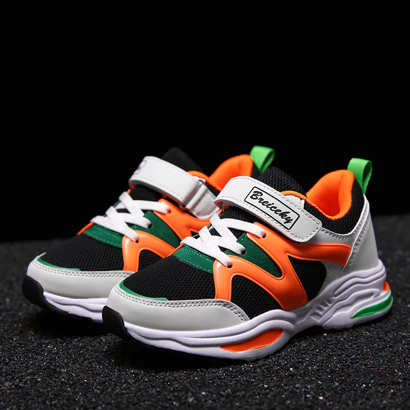 

BOY'S Shoes 2019 Autumn New Style Mesh Breathable Big Boy Athletic Shoes Young STUDENT'S CHILDREN'S Shoes