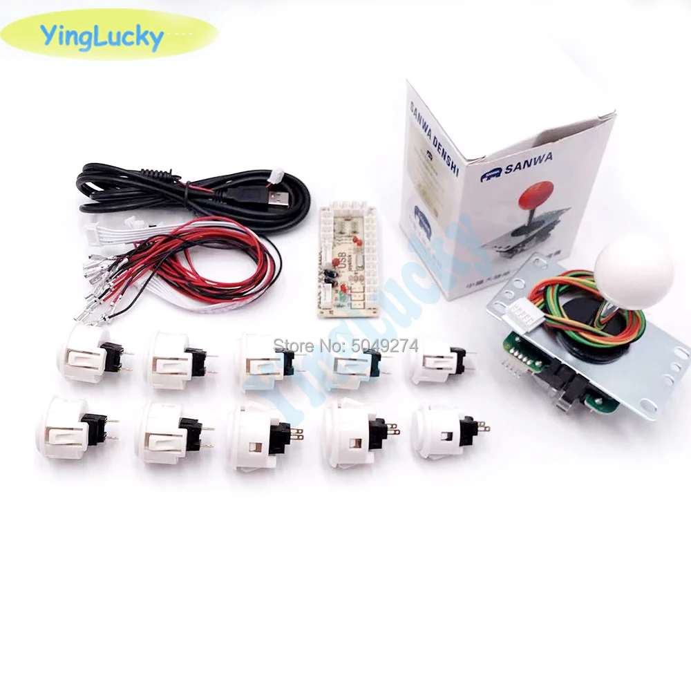 Оригинальный датчик Zero Delay yinglucky Sanwa Japan с USB разъемом Push Btton для ПК нулевой