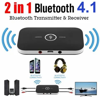 

HIFI Wireless Bluetooth 2 in1 Audio Transmitter Receiver 3.5MM RCA Music Adapter