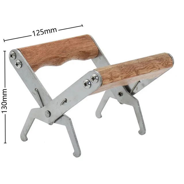 1 Pc Méh Kaptárkeret Tartó Markolat Szerszám A Méhész Felszerelés Megfogó Rögzítő Szerszáma Lift Fa +Rozsdamentes Acél Méhészeti Szerszámok - Image 5