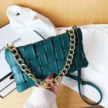 

Female Fashion Pu Leather Crossbody Bags For Women 2020 Chains Shoulder Messenger Bag Ladies Hand Sling Luxury Handbags Designer