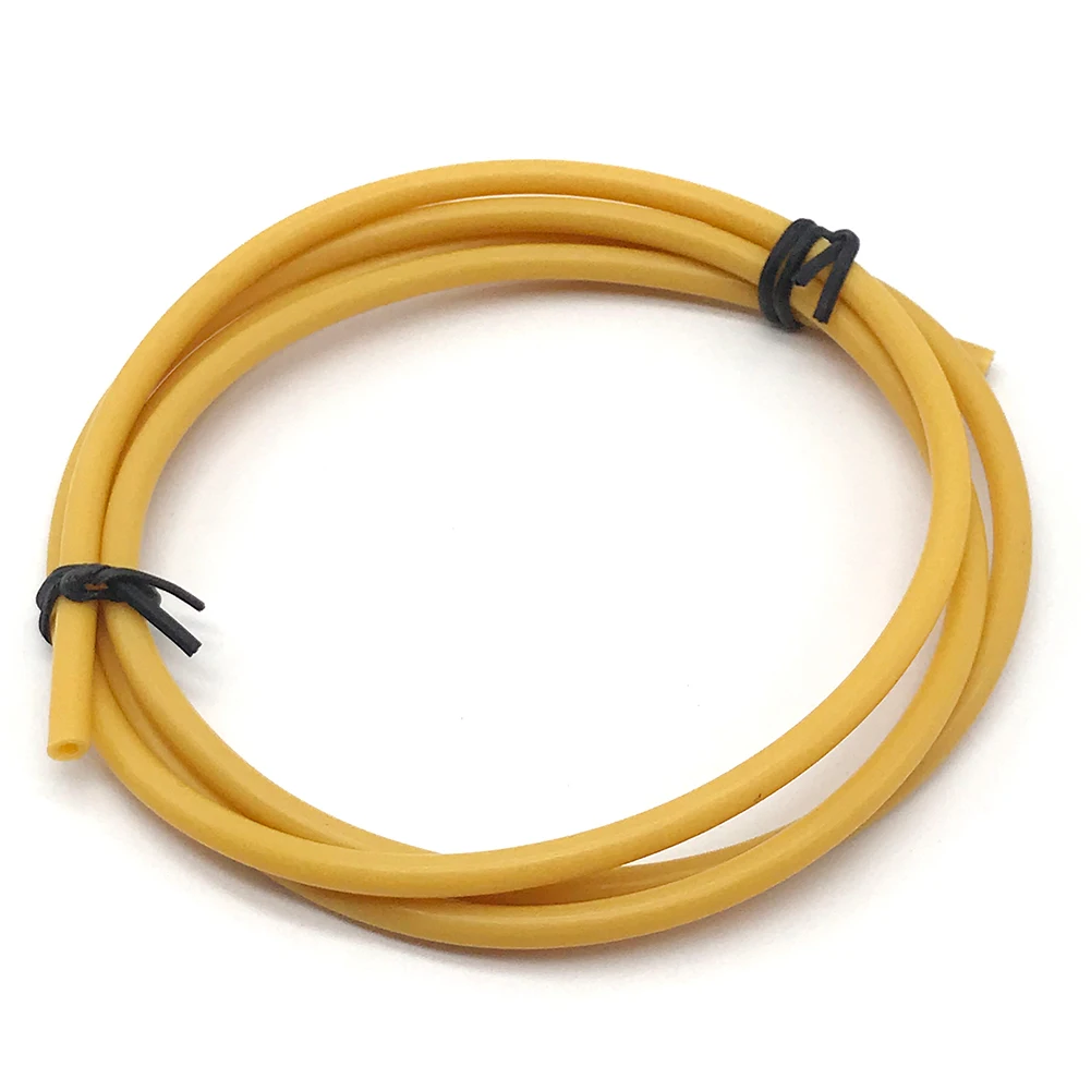 Yellow PTFE сопло Подающая трубка 2x4 мм Высокая термостойкость для 3d принтера LB88 - Цвет: Yellow