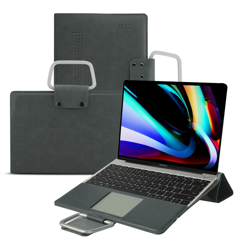 Для MacBook Pro 16 дюймов чехол из искусственной кожи для планшета многофункциональная