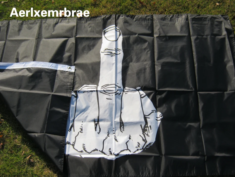 Флаг для вашего среднего пальца 90*150 см, полиэстеровый подвесной флаг и баннеры, 2 стороны, домашний флаг с принтом