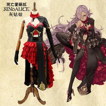 

Hot Halloween Costumes SINoALICE Cinderella Cosplay Costume Japanese Anime Game Uniform Suit Outfit Clothes Cinderella Dress