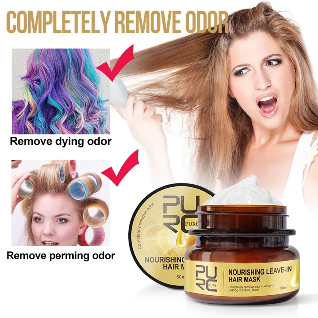 Detoxifying маска для волос усовершенствованная молекулярная маска для волос восстанавливающая эластичность устричный крем кондиционер восстанавливающая маска для волос без мытья