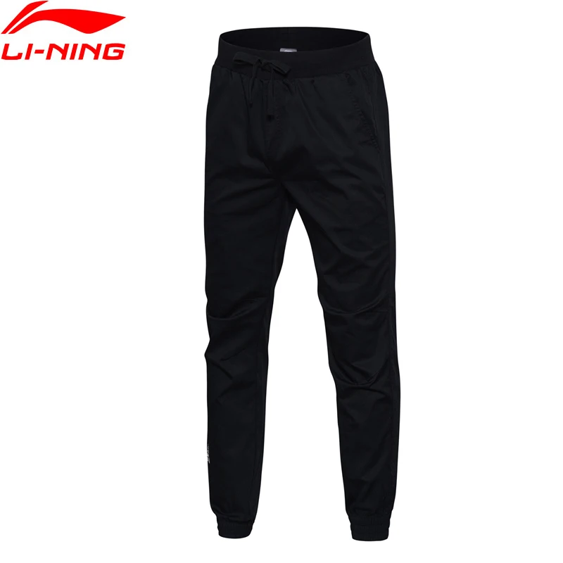 

(Clearance)Li-Ning Men BAD FIVE Basketball Pants 100% Cotton Breathable Regular Fit Comfort LiNing Sports Pants AKXM021 MKY307