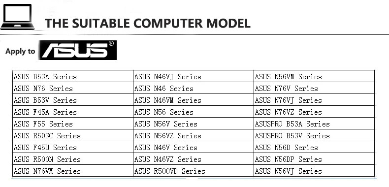 THW A31-N56 A33-N56 A32-N56 Высококачественный аккумулятор для ноутбука для ASUS N46 N46V N46VJ N46VM N46VZ N56 N56V N56VJ N56VM N76 N76VZ