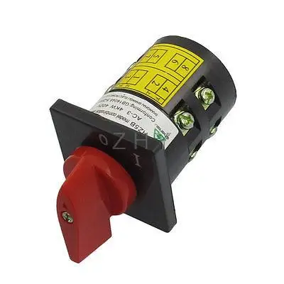 

Latching 8 Terminal AC 380V 10A 2 Position Cam Combination Changeover Switch New