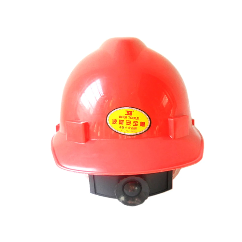BOSI Construction Hard Hat Safety Helmet Red