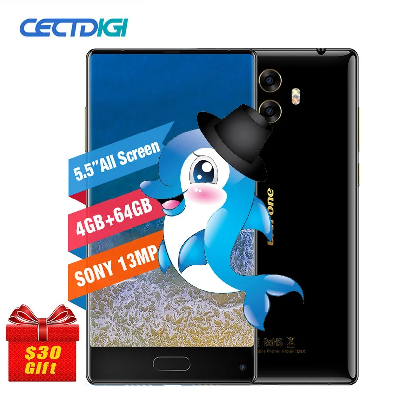 Ulefone Mix смартфон с 5 дюймовым дисплеем восьмиядерным процессором ОЗУ 4 Гб ПЗУ 64 ГБ