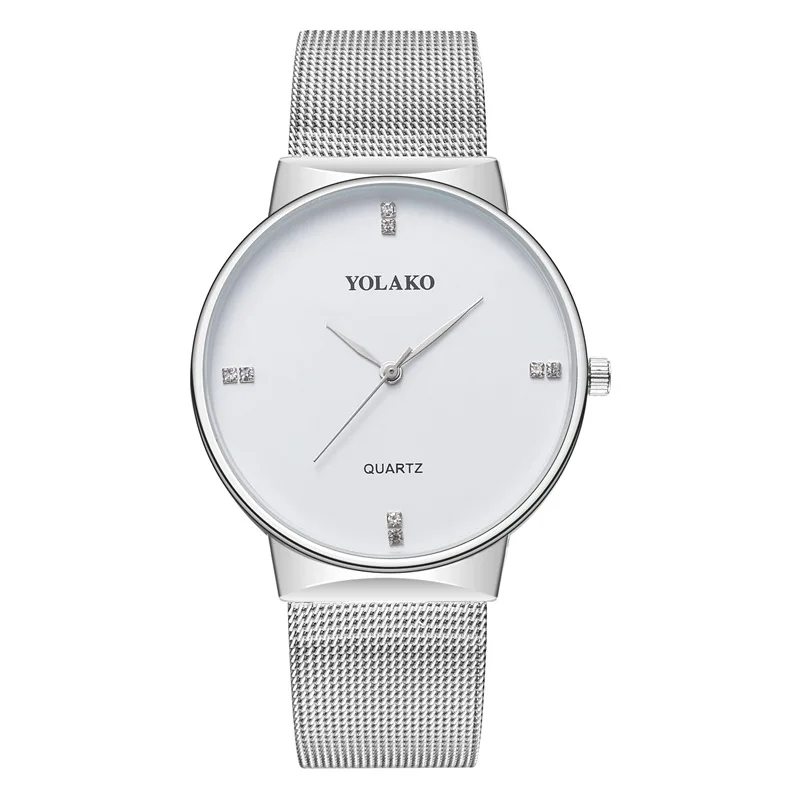 

Hot Sales Genuine Product MEN'S Watch Clean Steel Mesh Belt Fashion MEN'S Quartz Watch Simple Watch Men's Watch