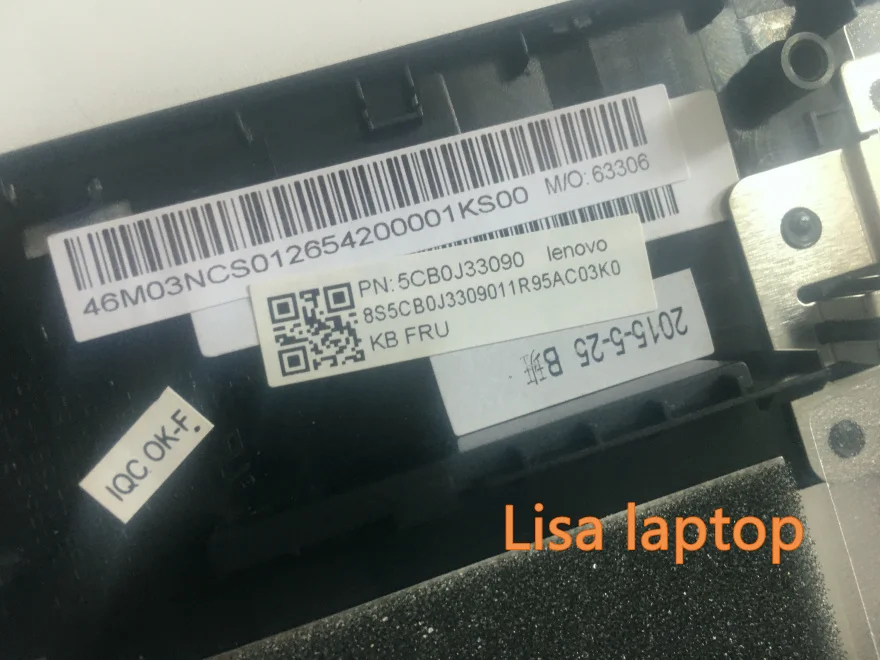 Для lenovo uppercase w s41-70 silver BKL it new 500s-14 300s-14 итальянская двуязычная клавиатура 5CB0J33090