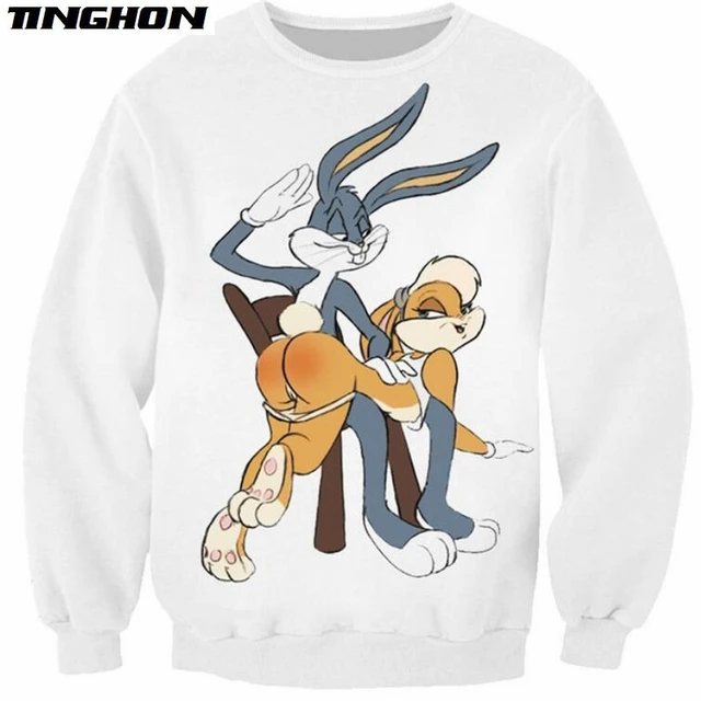 Bugs Bunny Sweatshirts Women Men | Bugs Bunny Cartoon Sweatshirt - Fashion  Sweatshirt - Aliexpress