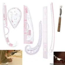

7 Multifunction Curve Ruler Drawing Sewing Clothes Design Tailor Set Lot
