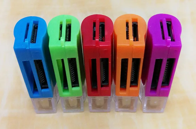 

Plastic case four in one multifunction card reader USB2.0 card reader
