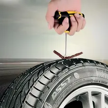 Upgraded 7Pcs/Set Car Tire Repair Tools Kit For Tubeless Emergency Truck Motobik 