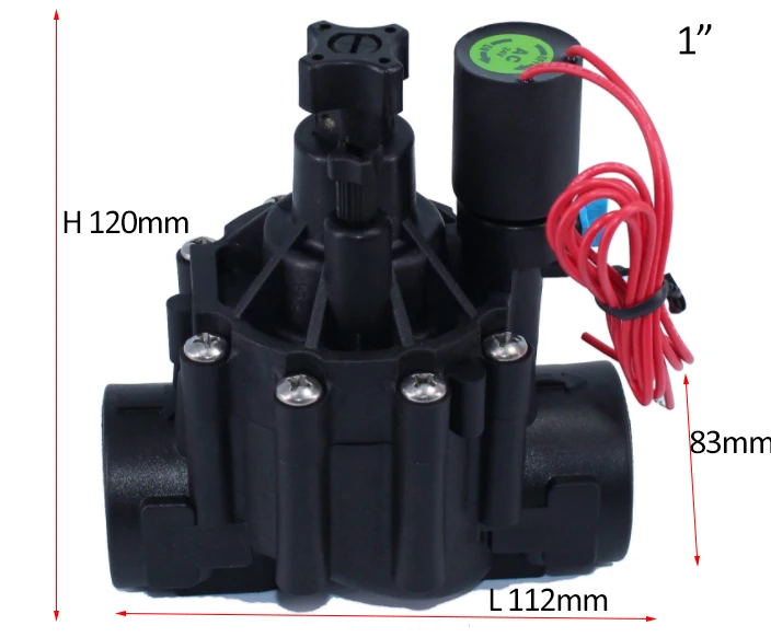 3/" 1" 1-1/" 1-1/2" Соленоидный клапан для орошения 220VAC 24VDC 24VAC 110VDC DC с фиксацией