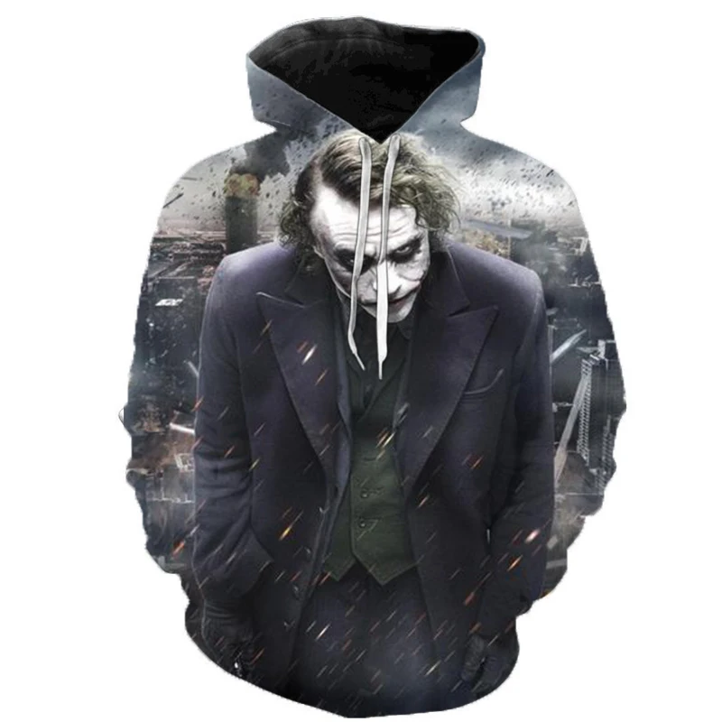Haha Joker толстовка с 3D принтом толстовки для мужчин и женщин хип хоп забавная
