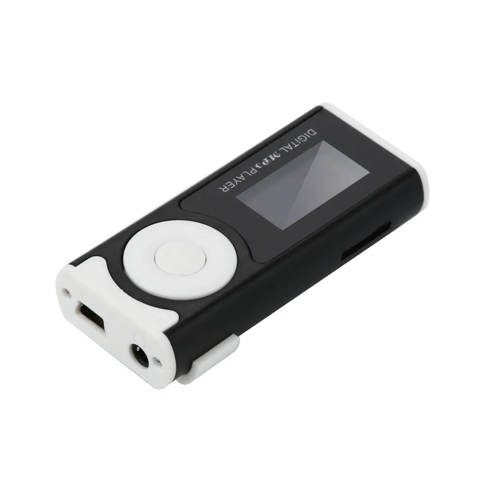 USB мини MP3 плеер ЖК-экран Поддержка 32 ГБ Micro SD TF карта Малый Объем мобильный диск для хранения функция