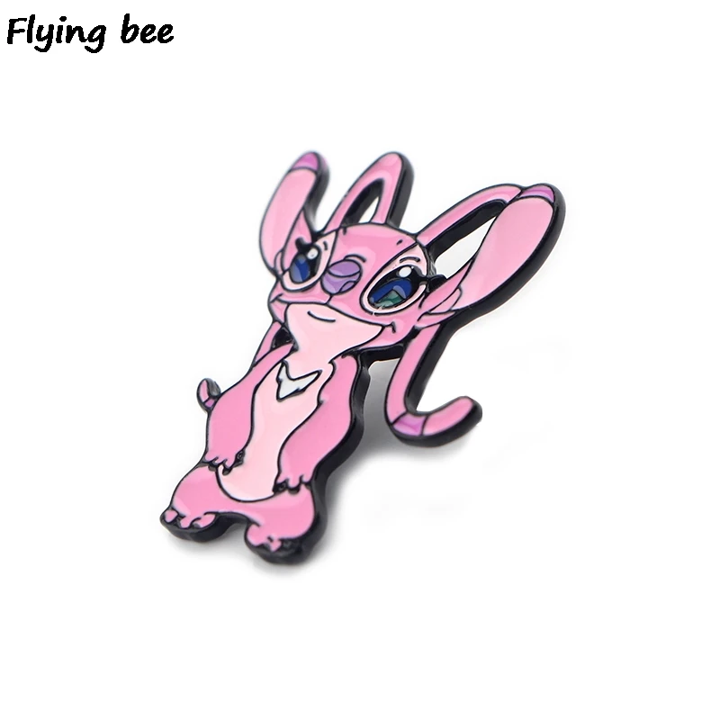 Flyingbee мультфильм стежка милые булавки брошь булавка для куртки эмалированные булавки Нагрудный значок броши на булавке значок для друзей женщин мужчин X0429