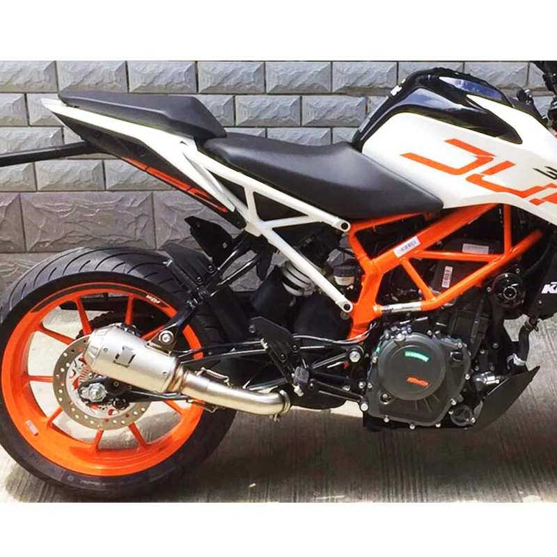 Для KTM Duke 125 250 390 RC390 выхлопная труба глушитель концевые наконечники выхлопная система мотоцикла Модифицированная слипоны