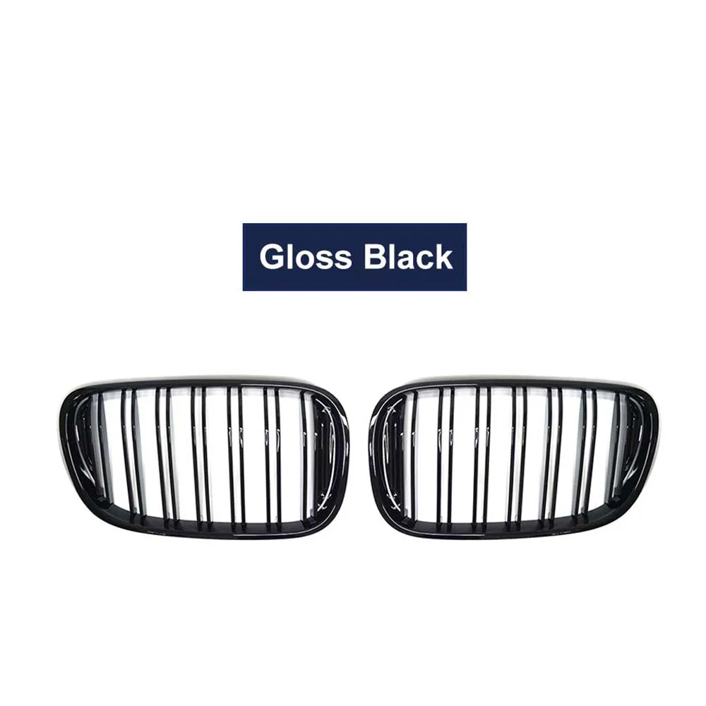 One Pair Car Front Bumper Kidney Grill For BMW 7 G11 G12 730i 740i 750i  740e 725d 730d 2016-2020 Glossy Black Replacement Grille - AliExpress