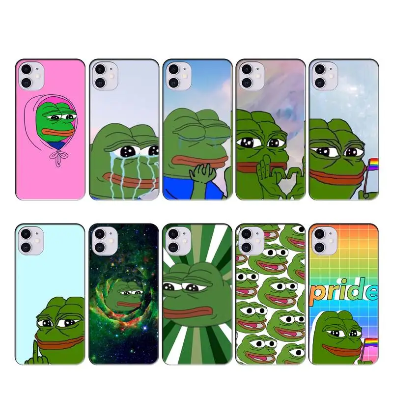 Чехол FFboost Cute Frog Pepe оболочка чехлы для iphone 11 PRO MAX X XS XR 4S 6S 7 8 PLUS SE 2020 Чехлы Обложка |