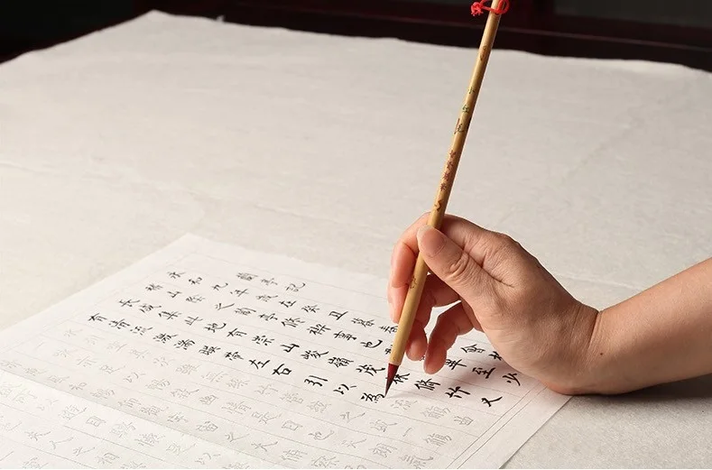 Chinês Tradicional Caligrafia Escova Caneta Conjunto Doninha Cabelo Escrita Escovas Claborate-sty Pássaro Scriptliner Canetas Paperlaria 3 Material escolar e de escritório