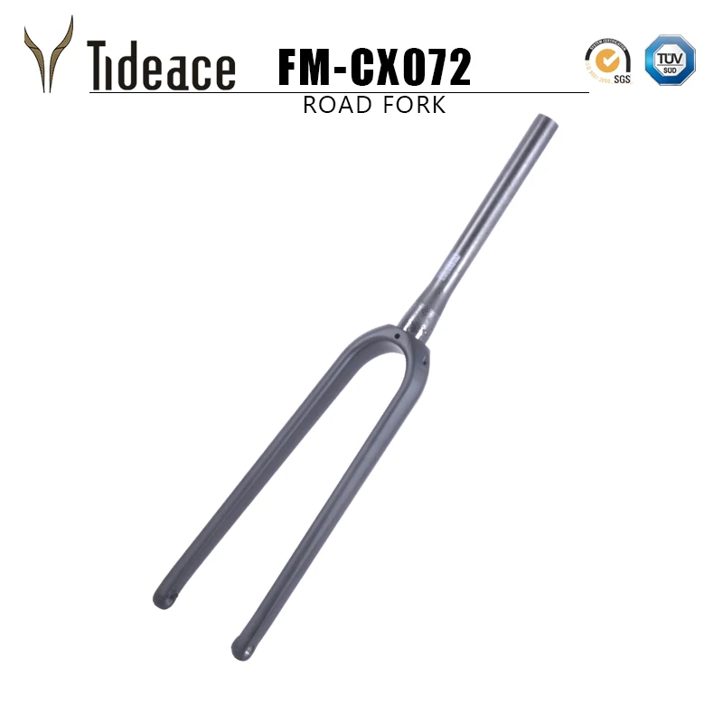 

Gravel Bike fork 700C Carbon CX Bike Fork CX 140mm brake Flat Mount Disc Brake fork 100*9mm Tapered cyclocross fork for CX frame