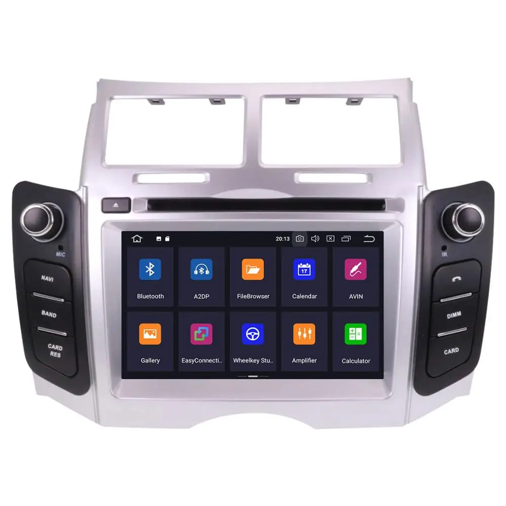 Android 10,0 Автомобильный DVD стерео мультимедиа головное устройство для TOYOTA YARIS 2005-2011 Авто ПК радио gps навигация Видео Аудио автомобиль gps navi