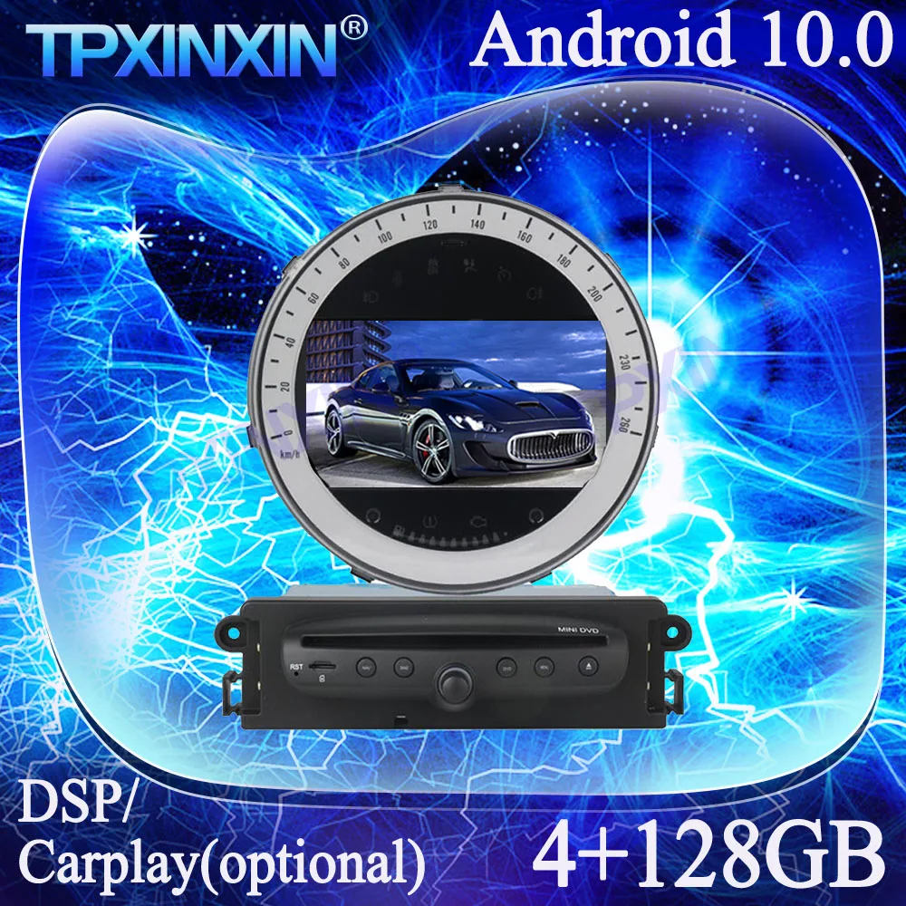 

Android 10.0 PX6 For BMW MINI Carplay IPS 4G+128G Multimedia Player StereoTape Recorder GPS Navigation Auto Radio Head Unit DSP