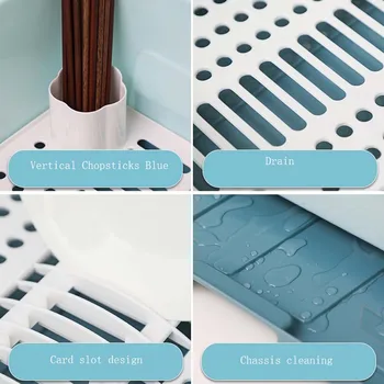 

Kitchen large plastic cupboard with lid to put bowl box drain dish rack tableware storage box dishes tableware cage organizer