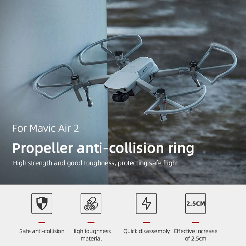4pcs Propeller Protector Guard for DJI Mavic Air 2 Blade Props Wing Fan Cover Quick Release Bumper Protective Spare Parts Kit best drones for beginners