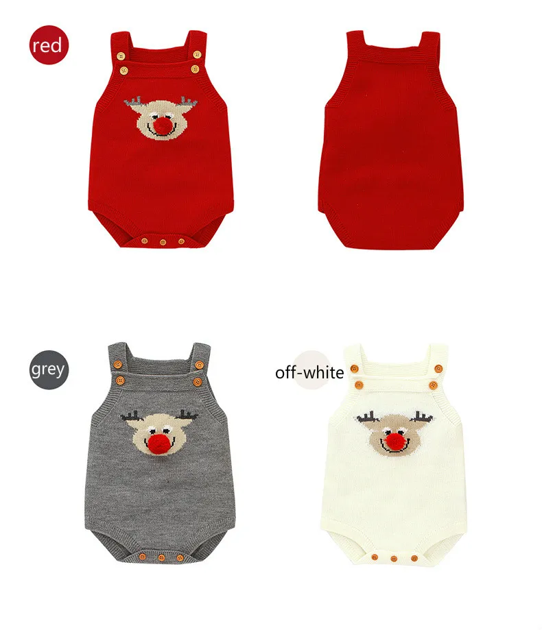 Sweater romper baby jumpsuit knitted cotton boys girls clothing autumn winter