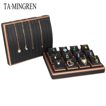 

Stackable necklace pendant showcase shop retail tray for jewelry