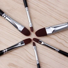 6 шт. Набор кистей для рисования из нейлона и акрила L41E