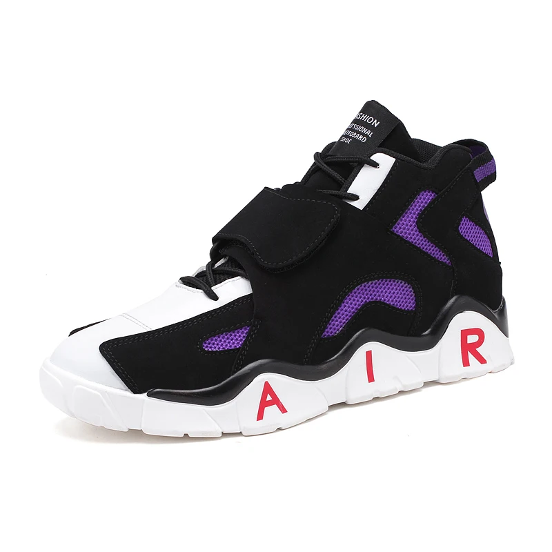 K507-Black purple YRRFUOT/трендовая мужская повседневная обувь; сезон осень; Новинка; уличные Нескользящие мужские кроссовки высокого качества; Лидер продаж; Роскошная дышащая мужская обувь с отверстиями - Цвет: K507-Black purple