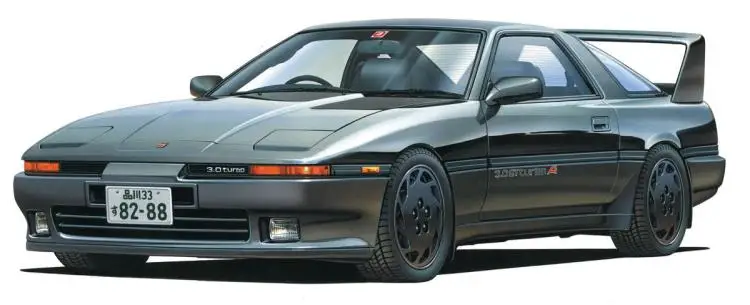 1/24 Тойота Супра 3.0GT с большим задним крылом спортивный автомобиль 04610
