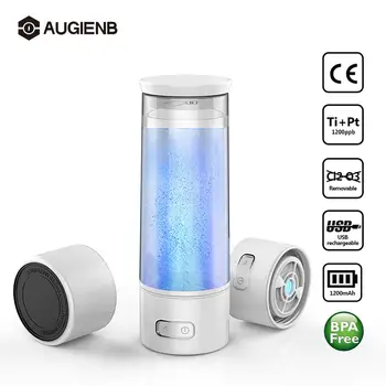 

USB Hydrogen-Rich Water bottle Ionizer Generator For Pure H6 Rich Hydrogen-Water Bottle Electrolysis Energy Cup Anti Aging